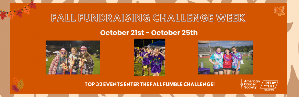 Campus RFL Fall Fundraising Week Banner