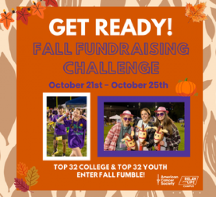 Campus RFL Fall Fundraising Week Event Announcement Graphic